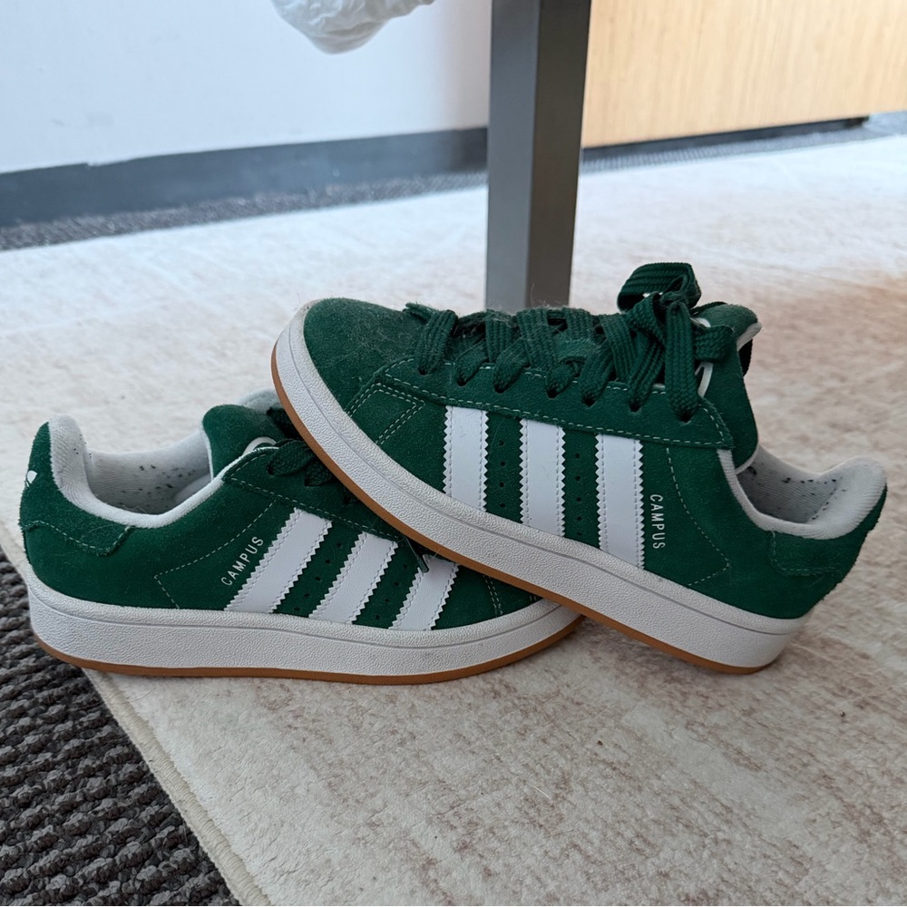 Adidas Campus Green & White